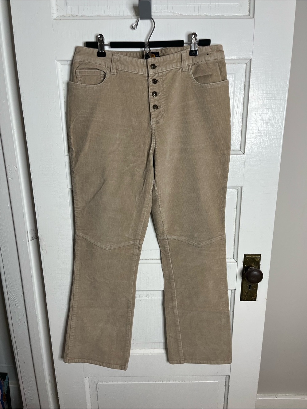 Vintage Route 66 Beige Corduroy Pants